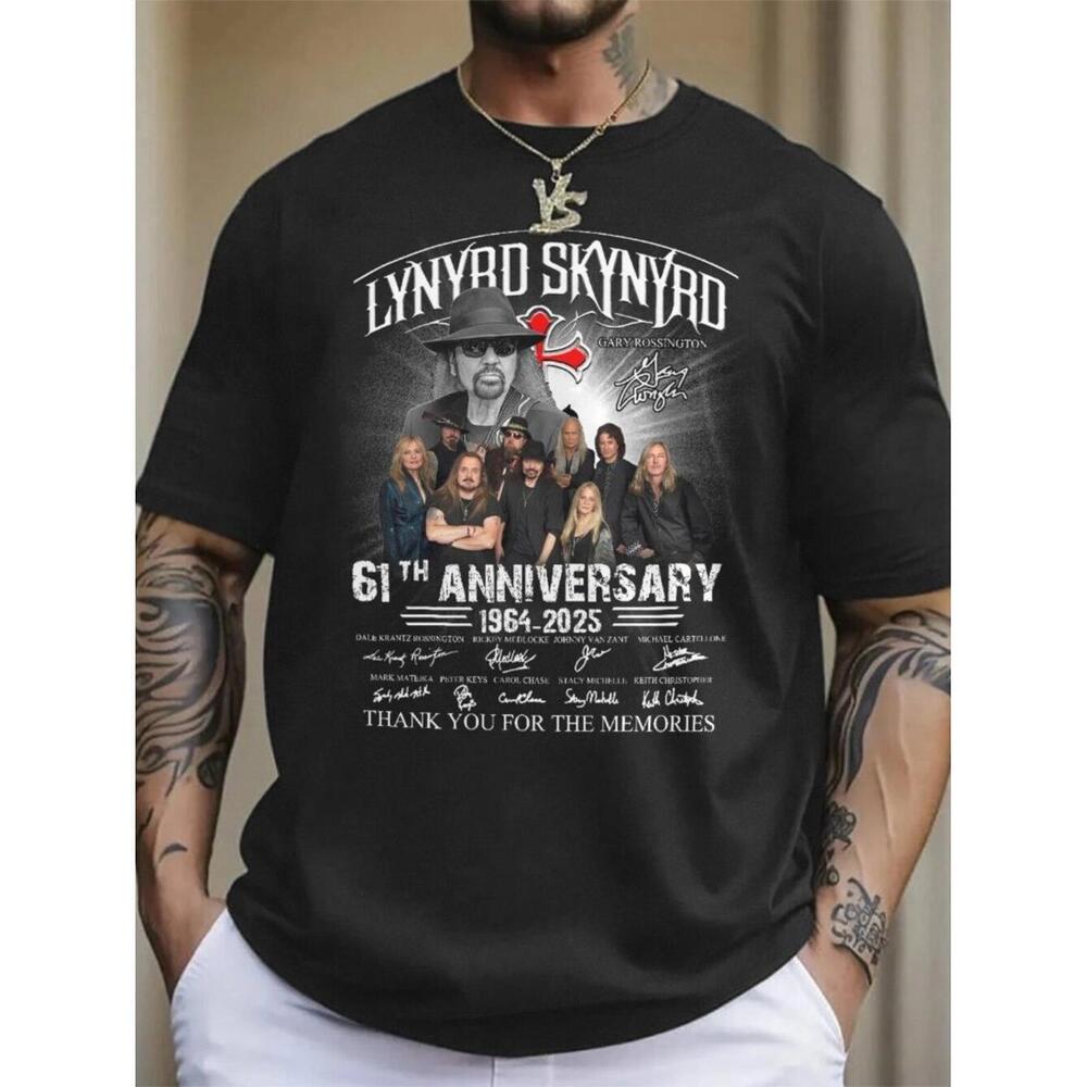 Lynyrd Skynyrd 61Th Anniversary T Shirt 159 - Picture 1 of 4